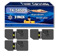 Compatible for Kyocera TK-5450 Toner Cartridge, Work for Kyocera ECOSYS MA2600cfx MA2600cwfx PA2600cwx PA2600cx Printers, Toner Cartridge TK5450 TK-5450K TK-5450C TK-5450Y TK-5450M (3 Pack Black)