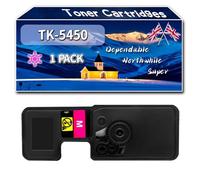 Compatible for Kyocera TK-5450 Toner Cartridges, Work for Kyocera Ecosys PA2600cx PA2600cwx MA2600cwx MA2600cwfx Printers, Toner Cartridges TK-5450K TK-5450C TK-5450M TK-5450Y (1 Pack Magenta)