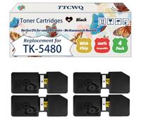 Compatible for Kyocera TK-5480 Toner Cartridges Work for Kyocera ECOSYS MA 2101cfx MA 2101 cfx Plus MA 2101 cwfx MA 2101 cwfx Plus MA 2101 Printers (4 Pack Black)