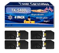 Compatible for Kyocera TK-5480 Toner Cartridges, Work for Kyocera ECOSYS PA 2101 cwx PA 2101 cwx Plus PA 2101 cx PA 2101 cx Plus PA 2101 Printers (4 Pack Black)