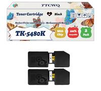 Compatible for Kyocera TK-5480K TK-5480C TK-5480M TK-5480Y Toner Cartridge Work for Kyocera EcoSys MA2101cfx EcoSys MA2101cwfx EcoSys PA2101cwx EcoSys Printers (2 Pack Black)