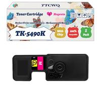 Compatible for Kyocera TK-5490K TK-5490C TK-5490M TK-5490Y Toner Cartridge Work for Kyocera EcoSys MA2101cfx EcoSys MA2101cwfx EcoSys PA2101cwx EcoSys Printers (1 Pack Magenta)
