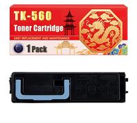 Compatible for Kyocera TK-560 ECOSYS P6030cdn FS-C5300DN FS-C5350 Toner Cartridge Printers, With Chip Large Capacity 12000 Pages (1 Pack Black)