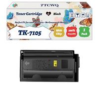 Compatible for Kyocera TK-7105 Toner Cartridge Work for Kyocera TASKalfa 3010i Printers, with Chip, High Yield 30000 Pages, High-Definition Printing (1 Pack Black)