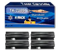 Compatible for Kyocera TK-7105 Toner Cartridge, Work for Kyocera TASKalfa 3010i TASKalfa 3011i Printers, Toner Cartridge TK7105 (4 Pack Black)