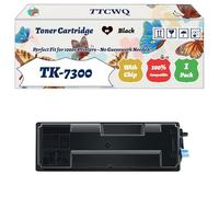 Compatible for Kyocera TK-7300 Toner Cartridge Work for Kyocera EcoSys P4040dn Printers, with Chip, High Yield 25000 Pages, High-Definition Printing (1 Pack Black)