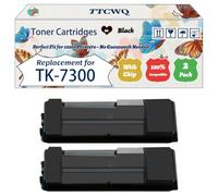 Compatible for Kyocera TK-7300 Toner Cartridges Work for Kyocera ECOSYS P 4040 dn Printers, with Chip, High Yield 15000 Pages, High-Definition Printing (2-Pack Black)