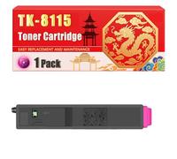 Compatible for Kyocera TK-8115 ECOSYS M8124cidn ECOSYS M8130cidn Toner Cartridge Printers, With Chip Large Capacity 12000 Pages (1 Pack Magenta)