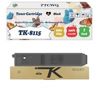 Compatible for Kyocera TK-8115 Toner Cartridge Work for Kyocera EcoSys M8124cidn M8130cin M8130cidn Printers, with Chip, High Yield 22000 Pages, High-Definition Printing (1 Pack Black)