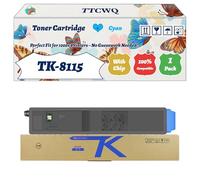 Compatible for Kyocera TK-8115 Toner Cartridge Work for Kyocera EcoSys M8124cidn M8130cin M8130cidn Printers, with Chip, High Yield 22000 Pages, High-Definition Printing (1 Pack Cyan)