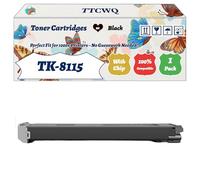 Compatible for Kyocera TK-8115 Toner Cartridges Work for Kyocera ECOSYS M8124cidn M8130cidn Printers, with Chip, High Yield 12000 Pages, High-Definition Printing (1 Pack Black)