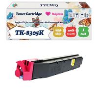 Compatible for Kyocera TK-8305K TK-8305C TK-8305M TK-8305Y Toner Cartridge Work for Kyocera TASKalfa 3050ci TASKalfa Printers (1 Pack Magenta)