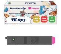 Compatible for Kyocera TK-8315 Toner Cartridge Work for Kyocera TASKalfa 2550ci Printers, with Chip, High Yield 22000 Pages, High-Definition Printing (1 Pack Magenta)