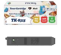 Compatible for Kyocera TK-8315 Toner Cartridge Work for Kyocera TASKalfa 2550ci Printers, with Chip, High Yield 22000 Pages, High-Definition Printing (1 Pack Black)