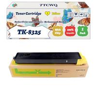 Compatible for Kyocera TK-8325 Toner Cartridge Work for Kyocera TASKalfa 2551 2551ci Printers, with Chip, High Yield 28000 Pages, High-Definition Printing (1 Pack Yellow)