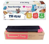 Compatible for Kyocera TK-8325 Toner Cartridge Work for Kyocera TASKalfa 2551 2551ci Printers, with Chip, High Yield 28000 Pages, High-Definition Printing (1 Pack Magenta)