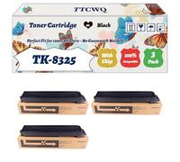Compatible for Kyocera TK-8325 Toner Cartridge Work for Kyocera TASKalfa 2551 2551ci Printers, with Chip, High Yield 28000 Pages, High-Definition Printing (3 Pack Black)