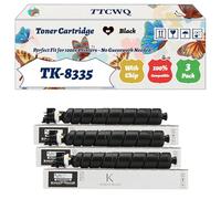 Compatible for Kyocera TK-8335 Toner Cartridge Work for Kyocera TASKalfa 3252ci 3253ci Printers, with Chip, High Yield 35000 Pages, High-Definition Printing (3 Pack Black)