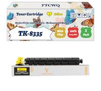 Compatible for Kyocera TK-8335 Toner Cartridge Work for Kyocera TASKalfa 3252ci 3253ci Printers, with Chip, High Yield 35000 Pages, High-Definition Printing (1 Pack Yellow)