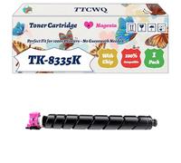Compatible for Kyocera TK-8335K TK-8335C TK-8335M TK-8335Y Toner Cartridge Work for Kyocera TASKalfa 3252ci TASKalfa Printers (1 Pack Magenta)