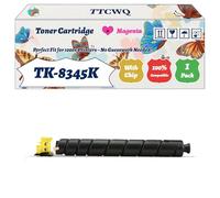 Compatible for Kyocera TK-8345K TK-8345C TK-8345M TK-8345Y Toner Cartridge Work for Kyocera TASKalfa 2552ci TASKalfa 2552c TASKalfa Printers (1 Pack Magenta)
