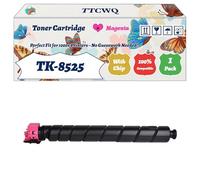 Compatible for Kyocera TK-8525 Toner Cartridge Work for Kyocera TASKalfa 4052ci 4053ci Printers, with Chip, High Yield 400000 Pages, High-Definition Printing (1 Pack Magenta)