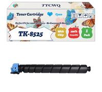 Compatible for Kyocera TK-8525 Toner Cartridge Work for Kyocera TASKalfa 4052ci 4053ci Printers, with Chip, High Yield 400000 Pages, High-Definition Printing (1 Pack Cyan)