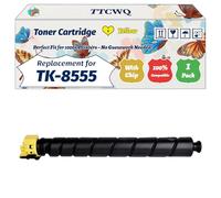 Compatible for Kyocera TK-8555 Toner Cartridge Work for Kyocera TASKalfa 5054ci 6054ci 7054ci Printers, with Chip, High Yield 40000 Pages, High-Definition Printing (1 Pack Yellow)