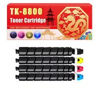 Compatible for Kyocera TK-8800 ECOSYS P8060cdn Toner Cartridge Printers, With Chip Large Capacity 30000 Pages (4-Pack BK/C/M/Y)