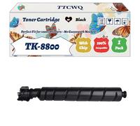 Compatible for Kyocera TK-8800 Toner Cartridge Work for Kyocera EcoSys P8060cdn Printers, with Chip, High Yield 30000 Pages, High-Definition Printing (1 Pack Black)