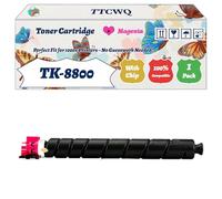 Compatible for Kyocera TK-8800 Toner Cartridge Work for Kyocera ECOSYS P8060cdn Printers, with Chip, High Yield 30000 Pages, High-Definition Printing (1 Pack Magenta)