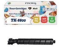 Compatible for Kyocera TK-8800 Toner Cartridges Work for Kyocera ECOSYS P8060cdn Printers, with Chip, High Yield 40000 Pages, High-Definition Printing (1 Pack Black)