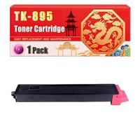Compatible for Kyocera TK-895 ECOSYS FS-C8520MFP FS-C8525MFP FS-C8020MFP FS-C8025MFP Toner Cartridge Printers, With Chip Large Capacity 12000 Pages (1 Pack Magenta)