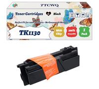 Compatible for Kyocera TK1130 TK-1130 Toner Cartridges Work for Kyocera ECOSYS M2030dn FS-1030MFP FS-1130MFP Printers, with Chip, High Yield 4000 Pages, High-Definition Printing (1 Pack Black)