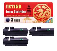 Compatible for Kyocera TK1150 ECOSYS M2135dn M2635dn M2735dw P2235 Toner Cartridge Printers, With Chip Large Capacity 3000 Pages (3 Pack Black)