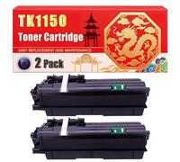 Compatible for Kyocera TK1150 ECOSYS M2135dn M2635dn M2735dw P2235 Toner Cartridge Printers, With Chip Large Capacity 3000 Pages (2-Pack Black)