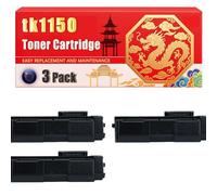 Compatible for Kyocera tk1150 ECOSYS M2135dn M2635dn M2735dw P2235 Toner Cartridge Printers, With Chip Large Capacity 3000 Pages (3 Pack Black)