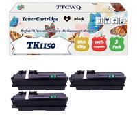 Compatible for Kyocera tk1150 Toner Cartridge Work for Kyocera ECOSYS M2135dn M2635dn M2735dw P2235 Printers, with Chip, High Yield 3000 Pages, High-Definition Printing (3 Pack Black)