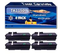 Compatible for Kyocera tk1150 Toner Cartridge, Work for Kyocera ECOSYS M2135dn M2635dn M2735dw P2235 Printers, Toner Cartridge (4 Pack Black)
