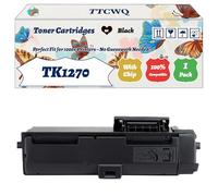 Compatible for Kyocera TK1270 Toner Cartridges Work for Kyocera ECOSYS MA 4000 fx MA 4000 fx Plus MA 4000 wifx MA 4000 wifx Plus MA 4000 x MA 4000 x Printers (1 Pack Black)