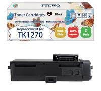 Compatible for Kyocera TK1270 Toner Cartridges Work for Kyocera ECOSYS MA 4000 fx MA 4000 fx Plus MA 4000 wifx MA 4000 wifx Plus MA 4000 x MA 4000 x Printers (1 Pack Black)
