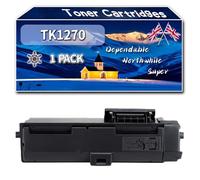Compatible for Kyocera TK1270 Toner Cartridges, Work for Kyocera ECOSYS MA 4000 fx MA 4000 fx Plus MA 4000 wifx MA 4000 wifx Plus MA 4000 x MA 4000 x Printers (1 Pack Black)