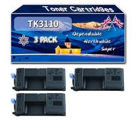 Compatible for Kyocera TK3110 Toner Cartridges, Work for Kyocera FS-4100 DN FS-4200 DN FS-4300 DN Printers, Toner Cartridges TK-3110 1T02MT0NL0 (3 Pack Black)