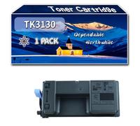 Compatible for Kyocera TK3130 Toner Cartridge, Work for Kyocera ECOSYS M3550idn ECOSYS M3560idn FS-4200 FS-4300 Printers, Toner Cartridge (1 Pack Black)