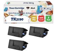 Compatible for Kyocera TK3190 Toner Cartridge Work for Kyocera ECOSYS M3655idn M3660idn M3665idn P3055 Mono P3060 Printers (3 Pack Black)