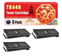 Compatible for Kyocera TK440 FS-6950 KM-6950 Toner Cartridge Printers, With Chip Large Capacity 15000 Pages (3 Pack Black)