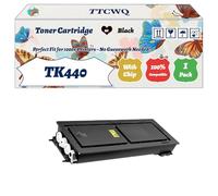 Compatible for Kyocera TK440 Toner Cartridge Work for Kyocera FS-6950 KM-6950 Printers, with Chip, High Yield 15000 Pages, High-Definition Printing (1 Pack Black)
