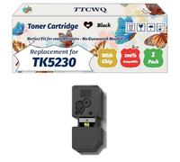 Compatible for Kyocera TK5230 Toner Cartridge Work for Kyocera Ecosys M5521cdn M5521cdw P5021 P5021cdn P5021cdw Printers, with Chip, High Yield 3600 Pages, High-Definition Printing (1 Pack Black)