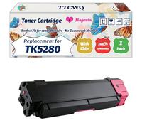 Compatible for Kyocera TK5280 Toner Cartridge Work for Kyocera ECOSYS M6635cidn M6235cidn P6235cdn Printers, with Chip, High Yield 13000 Pages, High-Definition Printing (1 Pack Magenta)