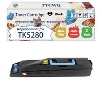 Compatible for Kyocera TK5280 Toner Cartridge Work for Kyocera EcoSys P6235cdn M6235cidn M6635cidn Printers, with Chip, High Yield 23000 Pages, High-Definition Printing (1 Pack Black)